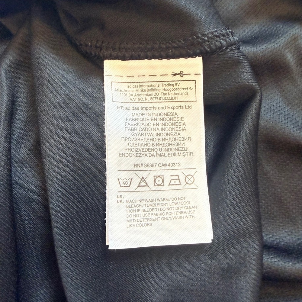 Adidas Response Climalite Running Shirt Mens Small Black Grey Athletic Tee Gym - Picture 7 of 16